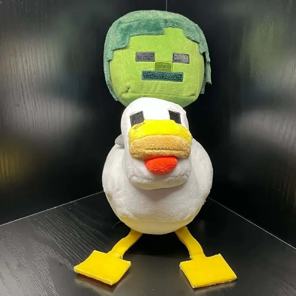 Minecraft Zombie Riding Chicken Plush & Table Decorating Kit Bundle